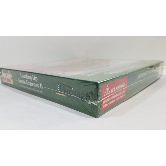 Heritage Puzzles 550 Pc Jigsaw Ribbons And Bows & Loading Up Santa Express II - Picture 15 of 16